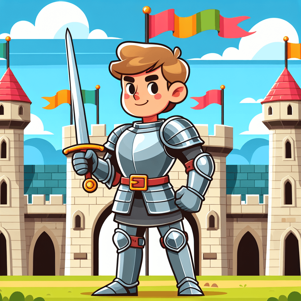 Heroic Knight Quest Paint By Numbers Art
