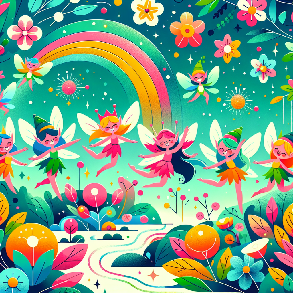 Playful Pixie Paradise Paint By Color