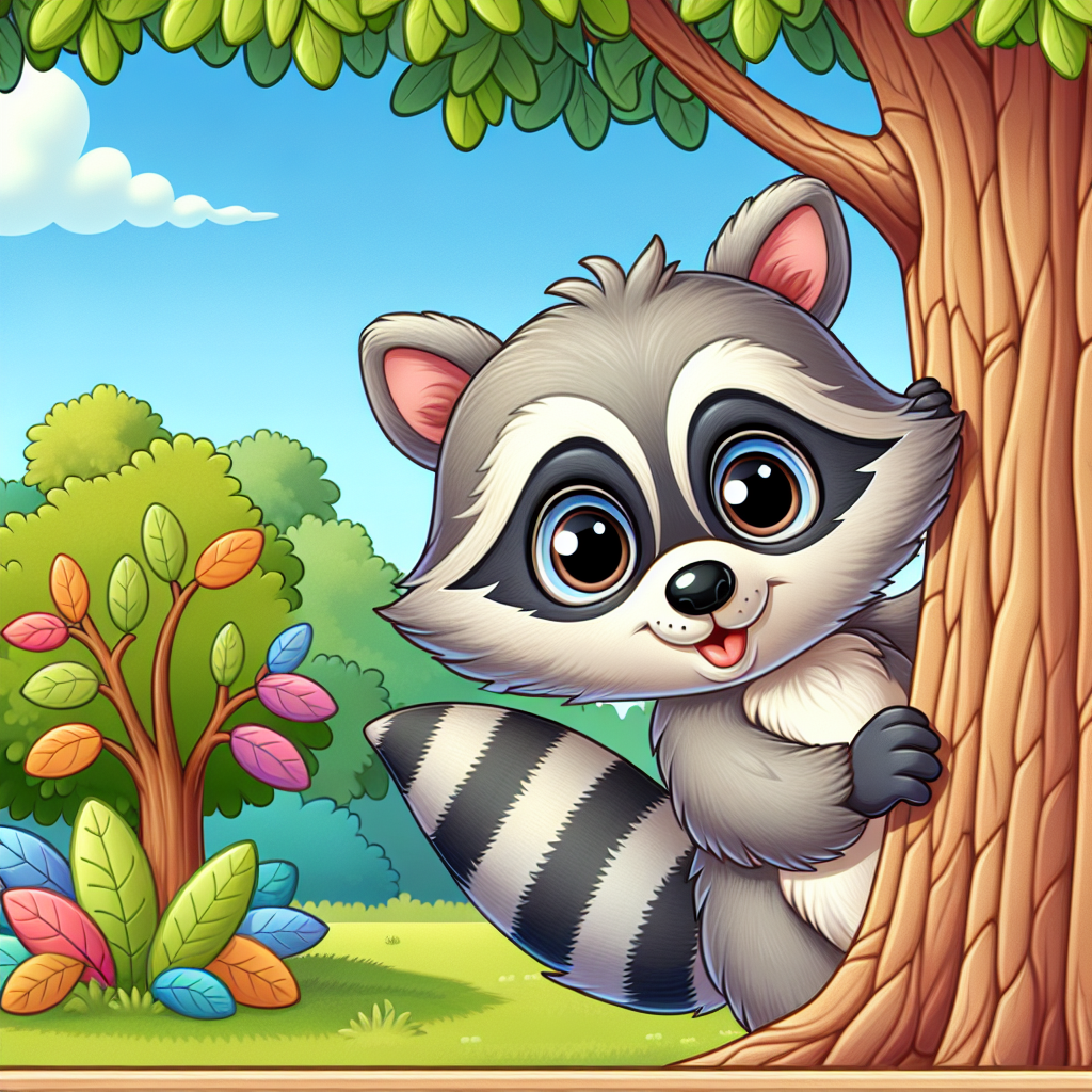 Excited Raccoon Painting By Numbers Kit
