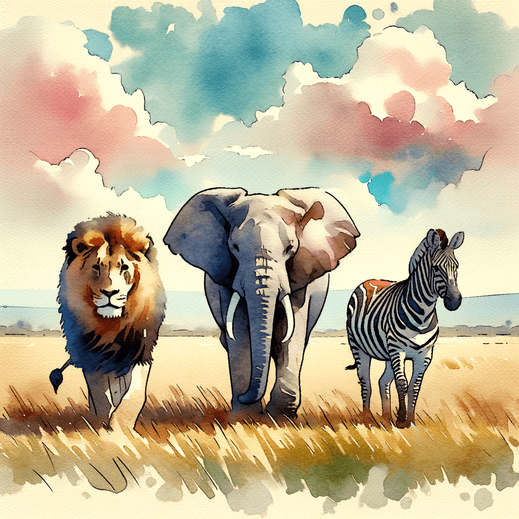 Safari Animal Quest Adventure - DIY Painting By Numbers Kit