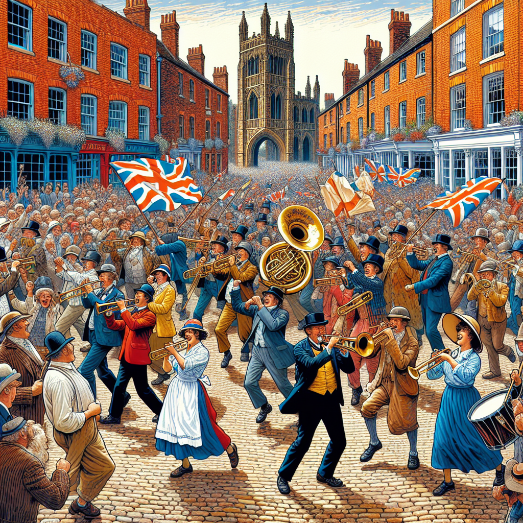 Durham Miners' Gala - England Number Painting