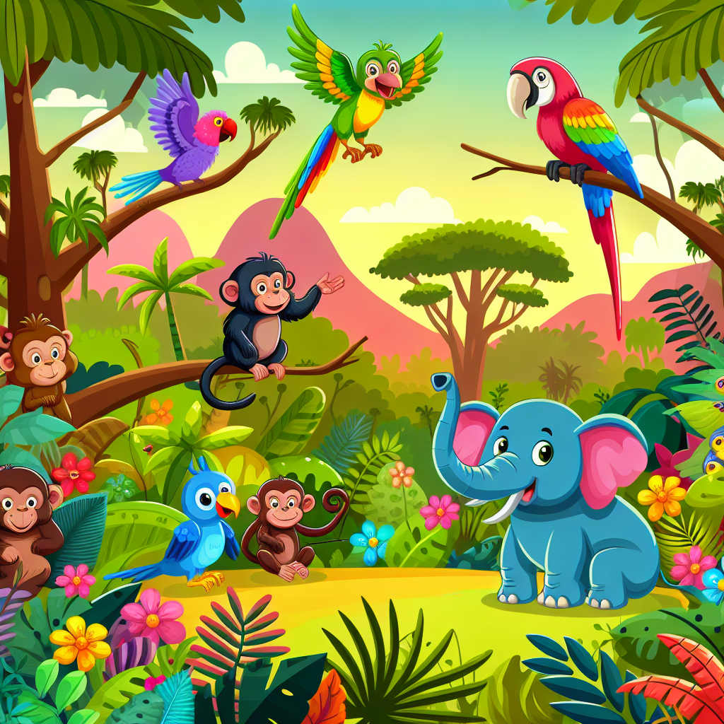 Jungle Expedition Explorers Paint By Numbers Art