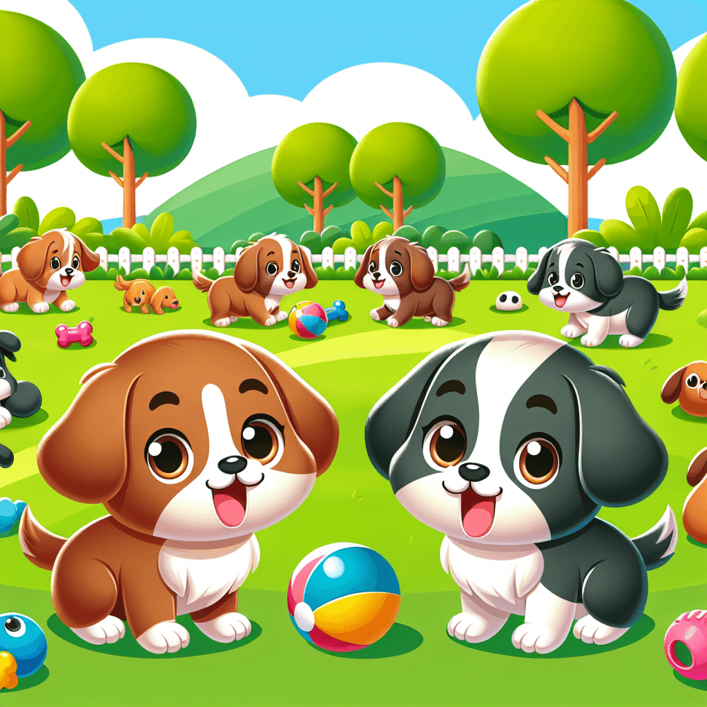 Puppy Playground Paint By Color