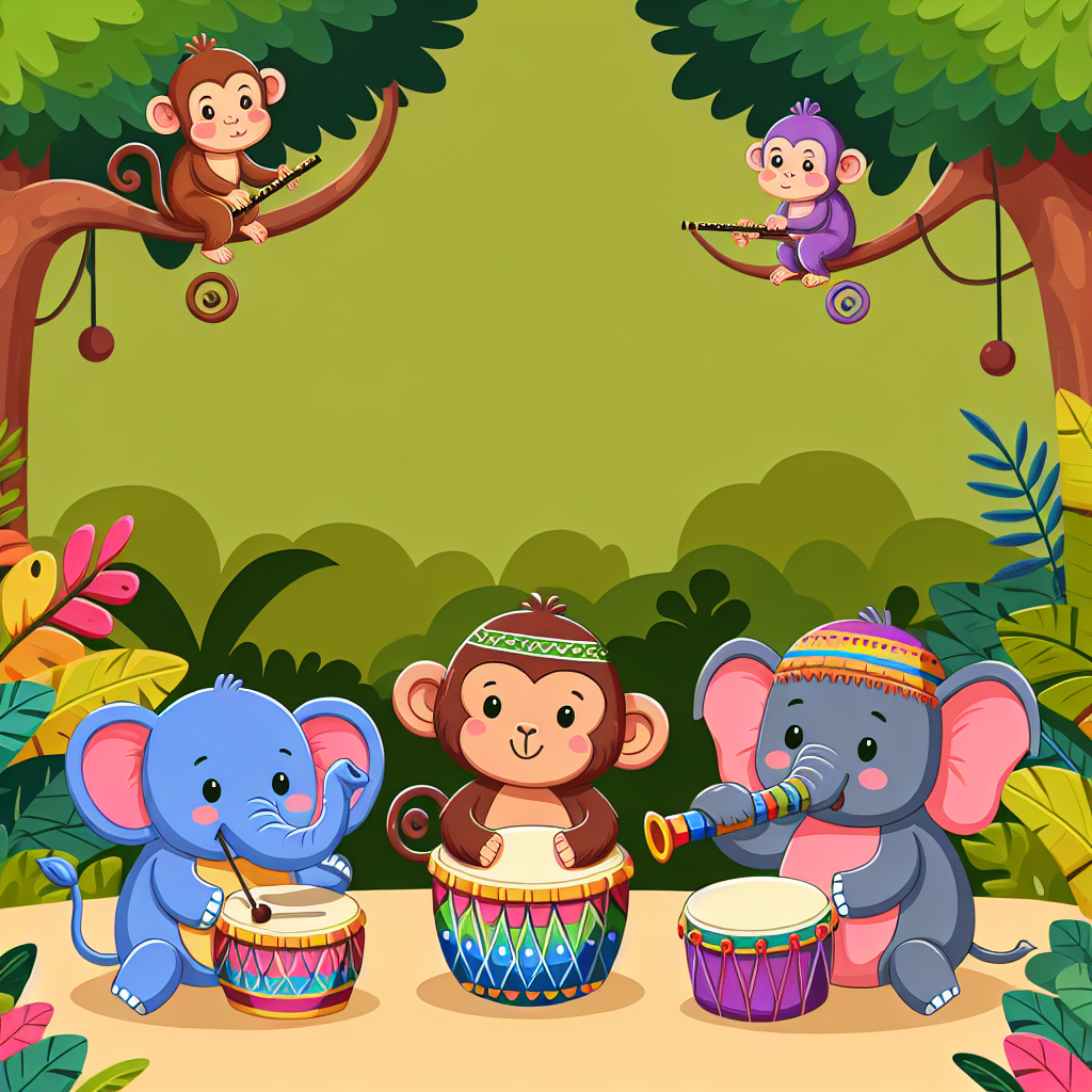 Jungle Rhythm Parade Paint By Color
