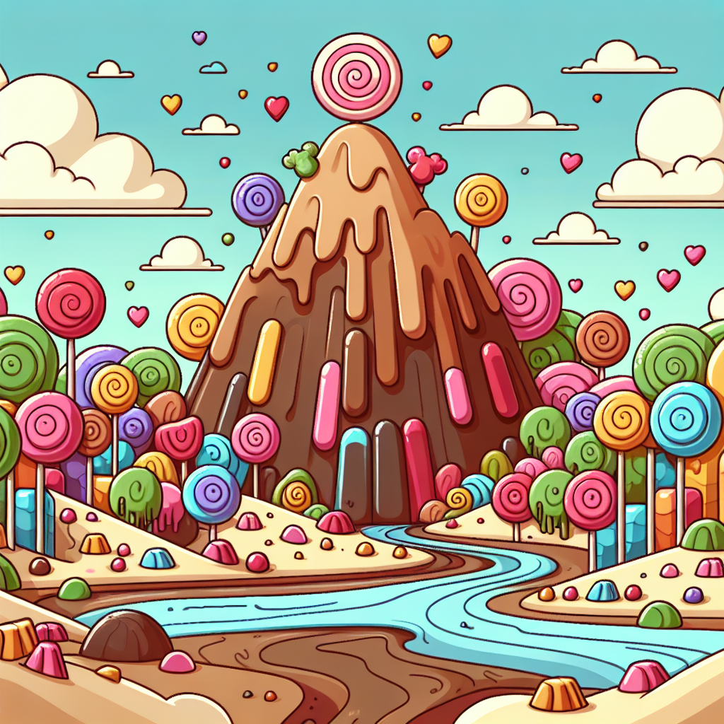 Adventure On Candy Mountain Painting By Numbers Kit