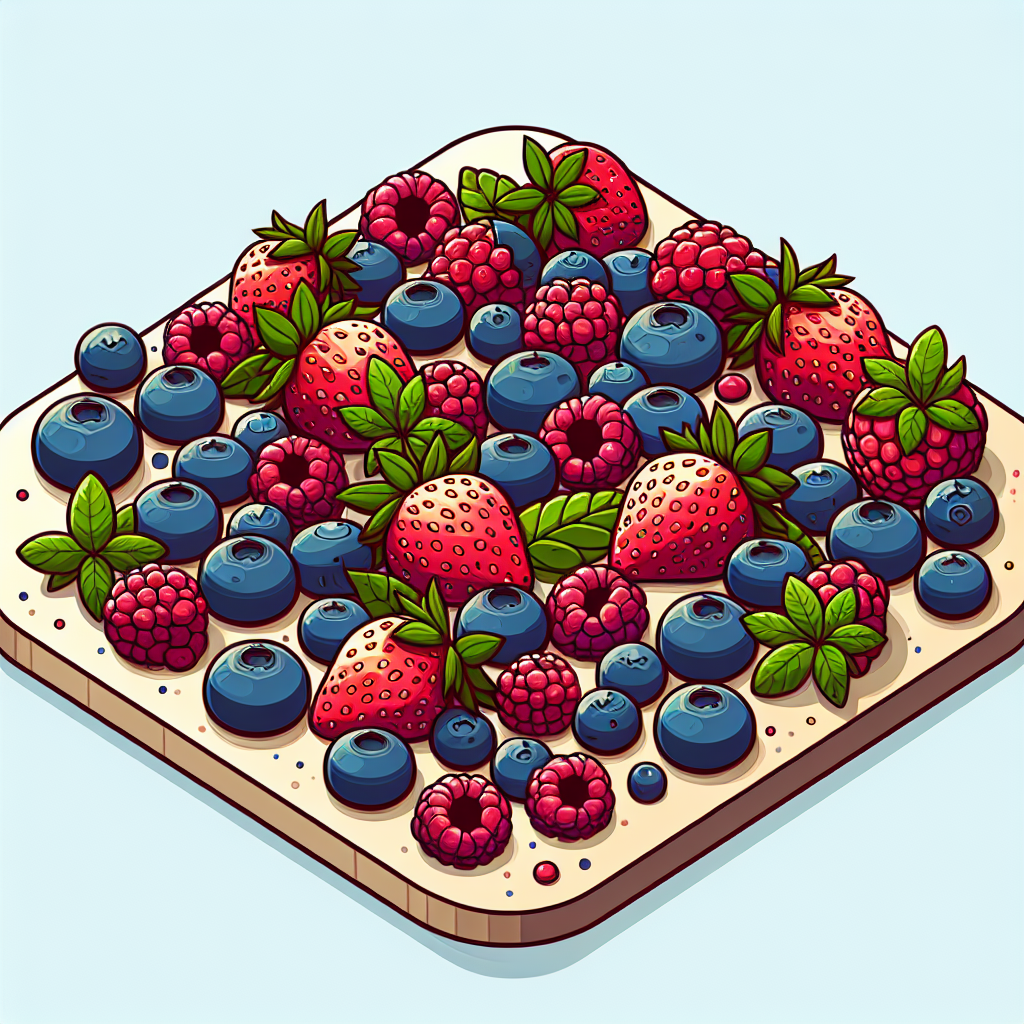 Bountiful Berries Painting By Numbers Kit