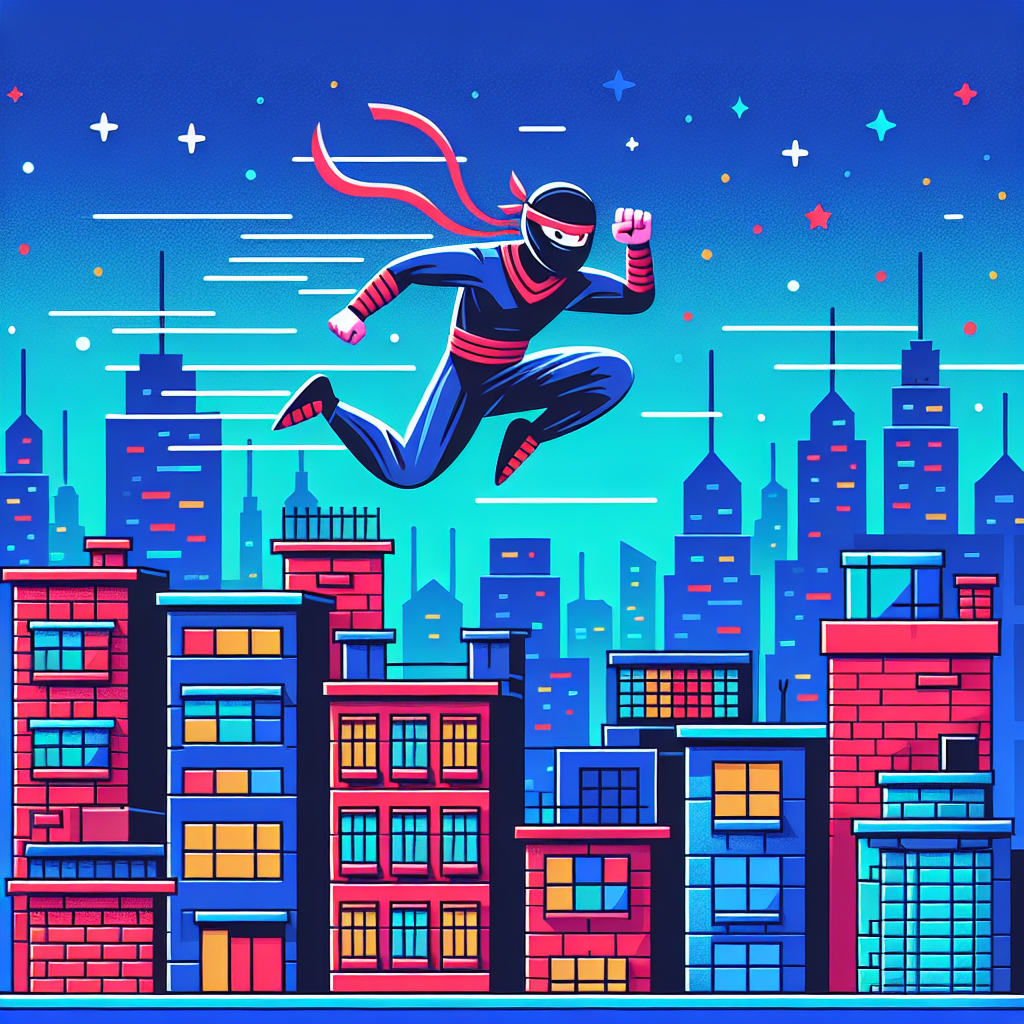 Daring Ninja's Escape Paint By Numbers