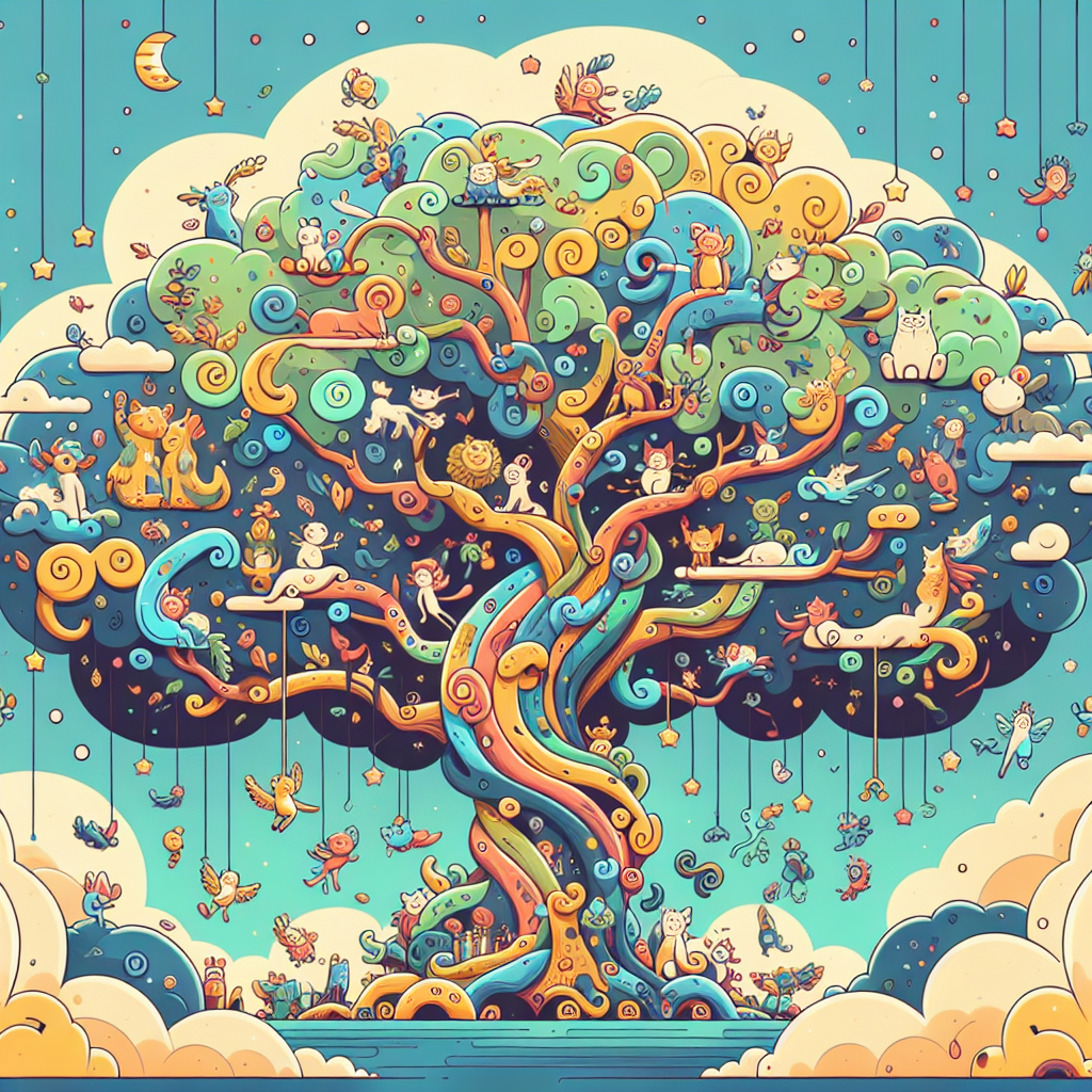 Magic Tree Adventure Paint By Numbers Art