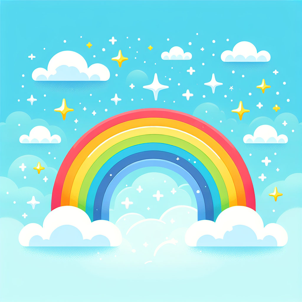 Rainbow Wishes And Dreams Painting Number Kit