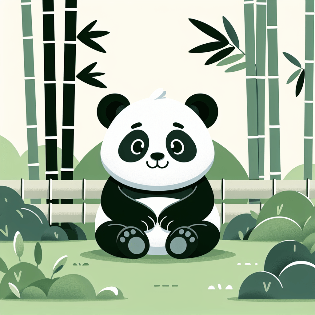 Panda Garden Harmony Painting Number Kit