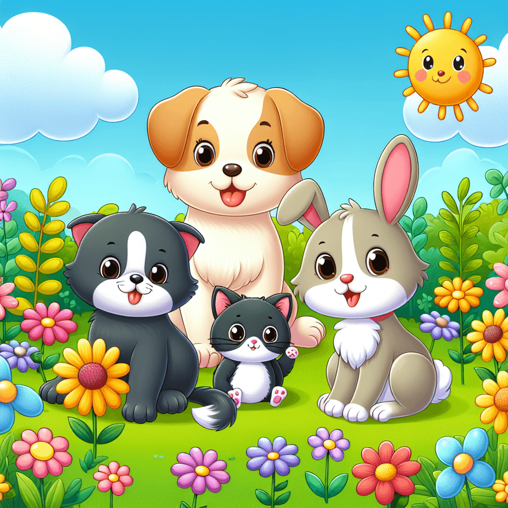 Charming Pet Paradise Painting By Numbers Kit