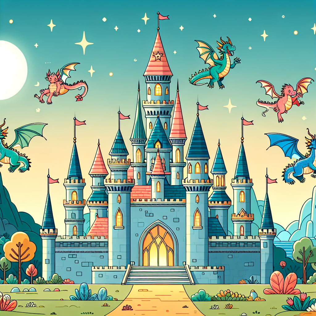 Fairy Tale Castle Journey Painting Number Kit