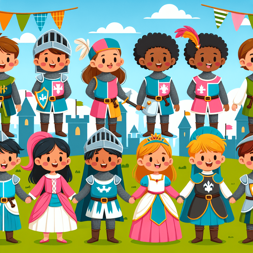 Knights And Princesses Painting Number Kit