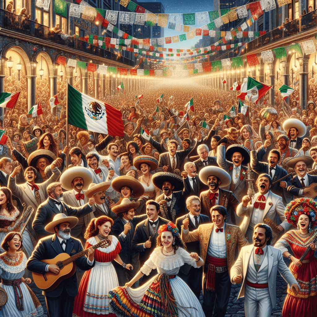 Día De La Independencia - Mexico City, Mexico Paint By Number