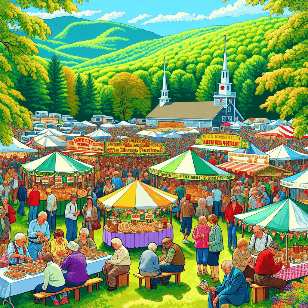 Vermont Maple Festival - USA Painting By Numbers Kit