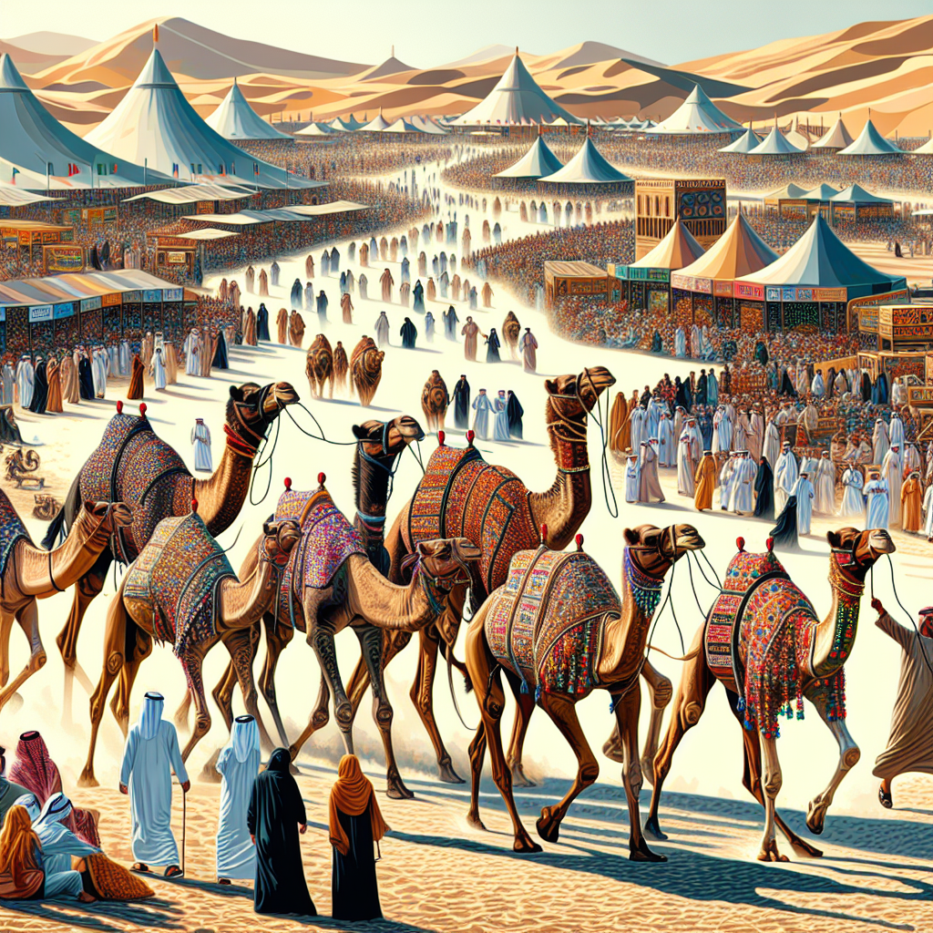 Al Ain Camel Festival - UAE Paint By Color
