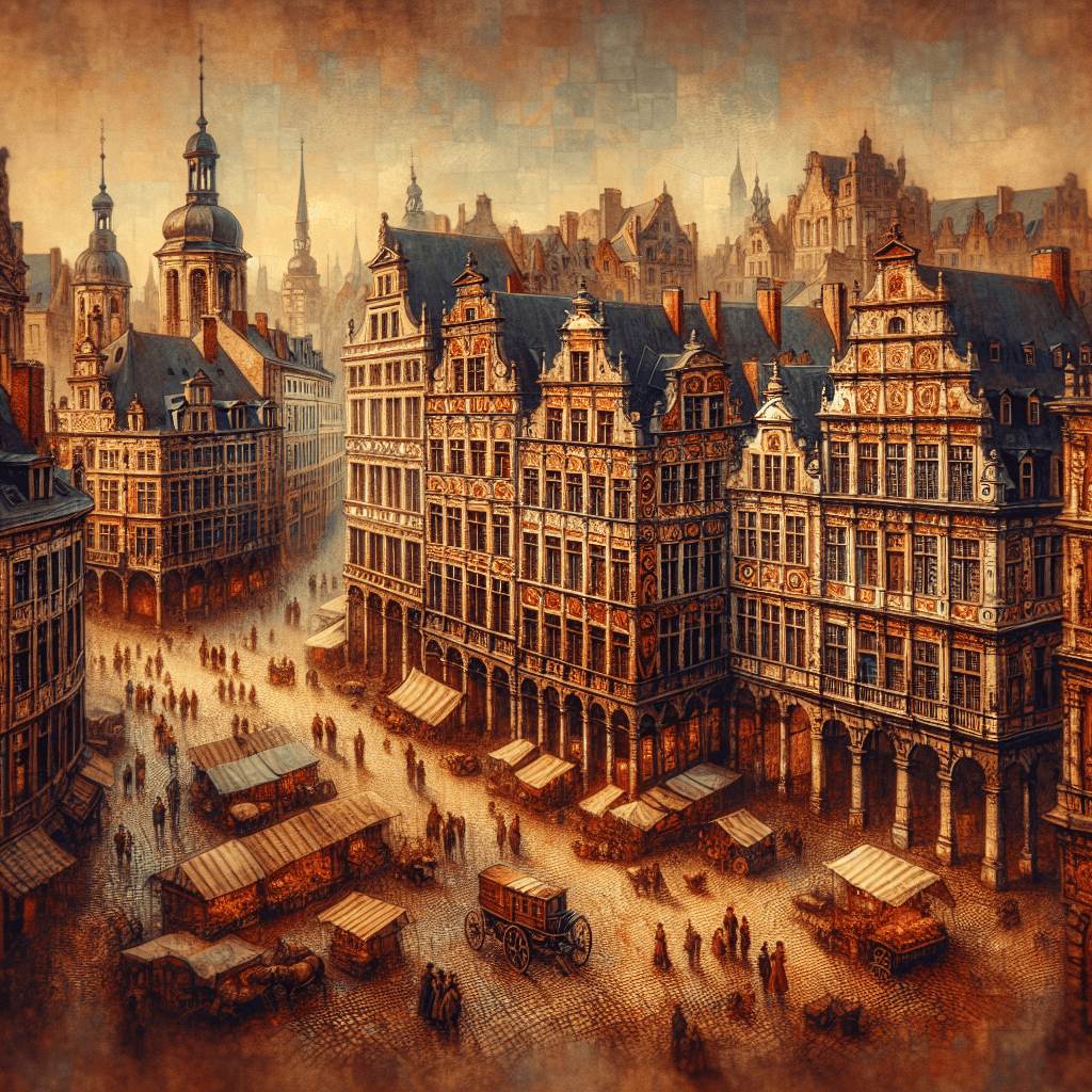 Historic Town Square Paint By Numbers Kits