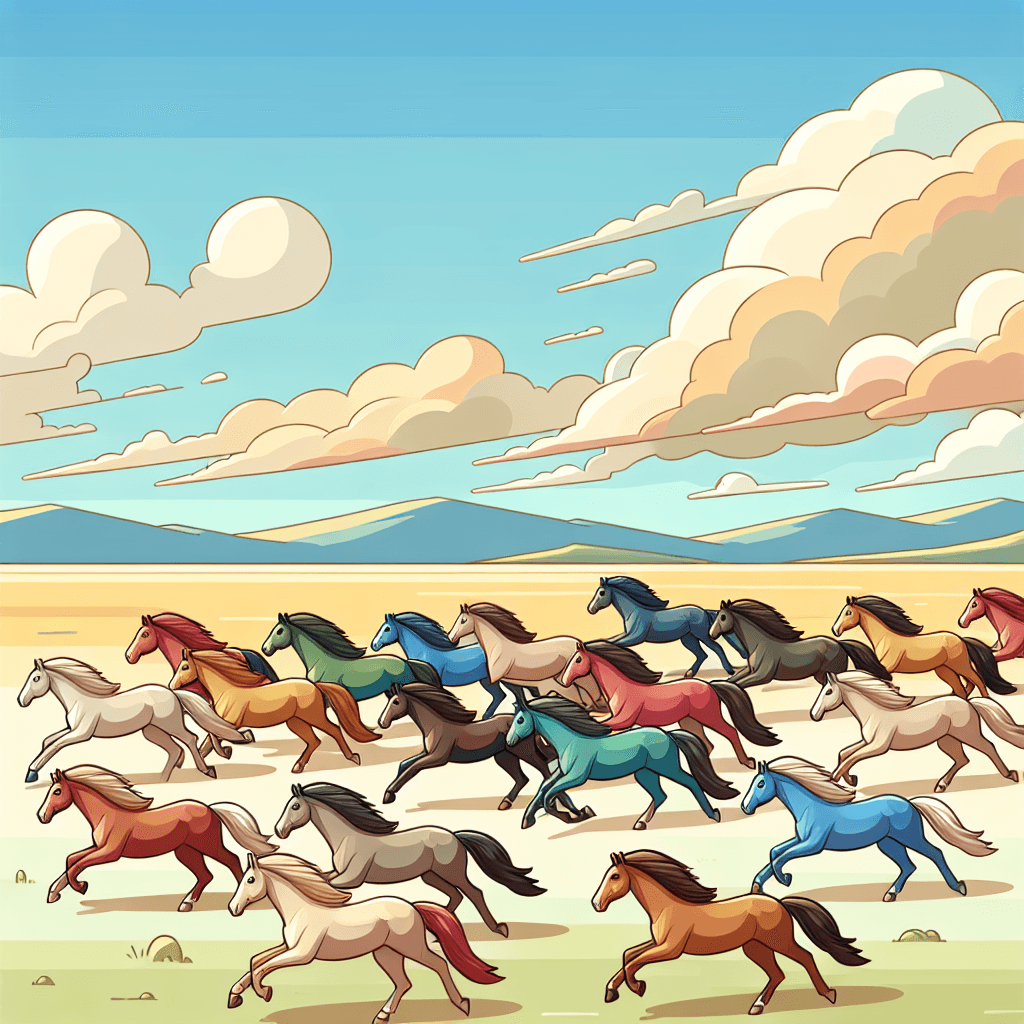 Harmony Of The Herd Painting Number Kit