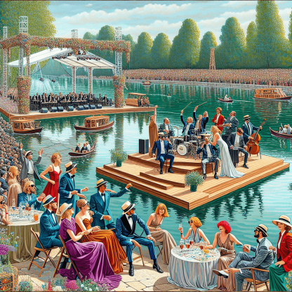 Henley Festival - Henley-on-Thames Number Painting