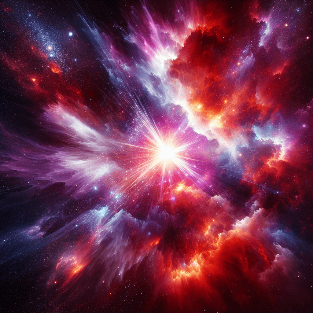 Galactic Supernova Spectacle Paint By Color