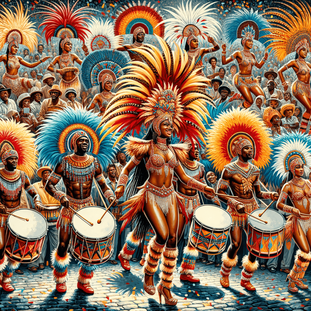Nassau Junkanoo Festival Paint By Numbers