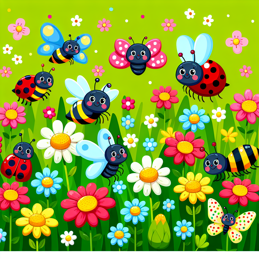Garden Bugs Adventure Paint By Numbers Kits