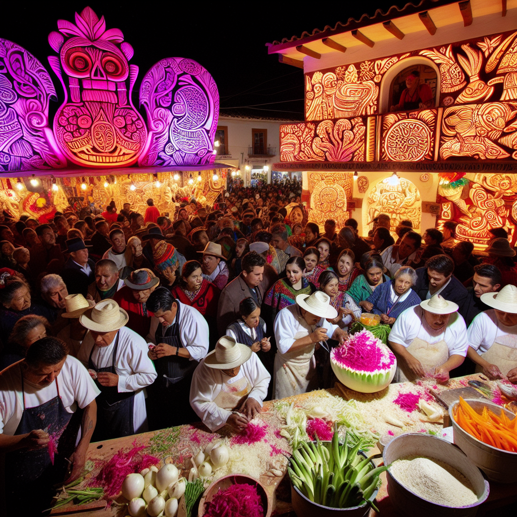 Noche De Los Rábanos (Night Of The Radishes) Paint By Numbers Kits