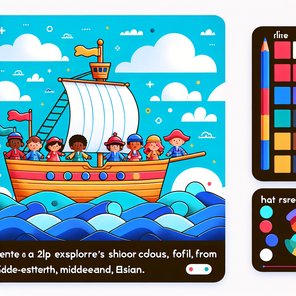 Ocean Explorer's Ship Paint By Color