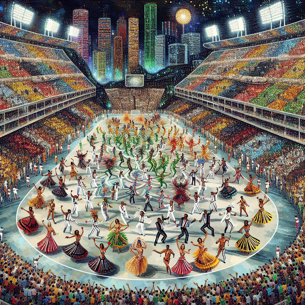 Samba Parade At Sambadrome - Brazil Paint By Numbers Art