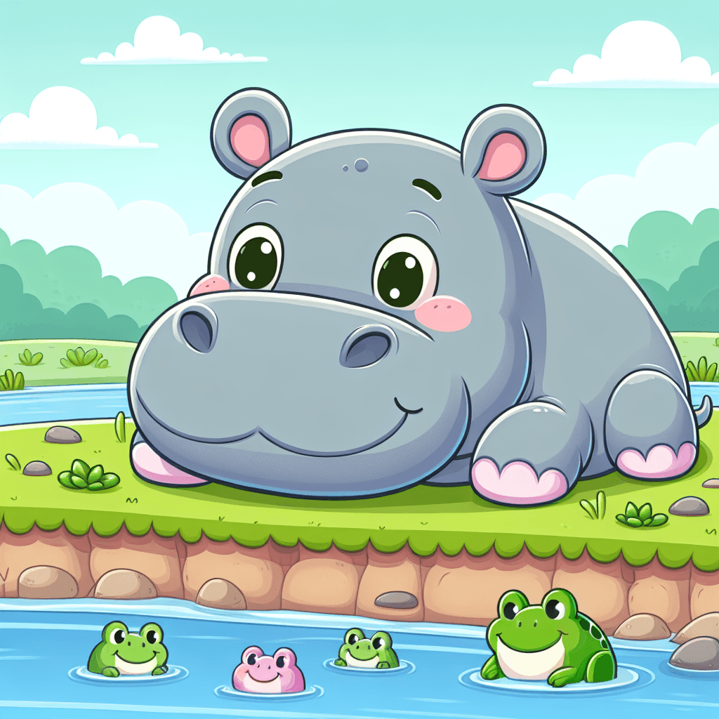 Gentle Giant Hippopotamus Paint By Numbers Kits