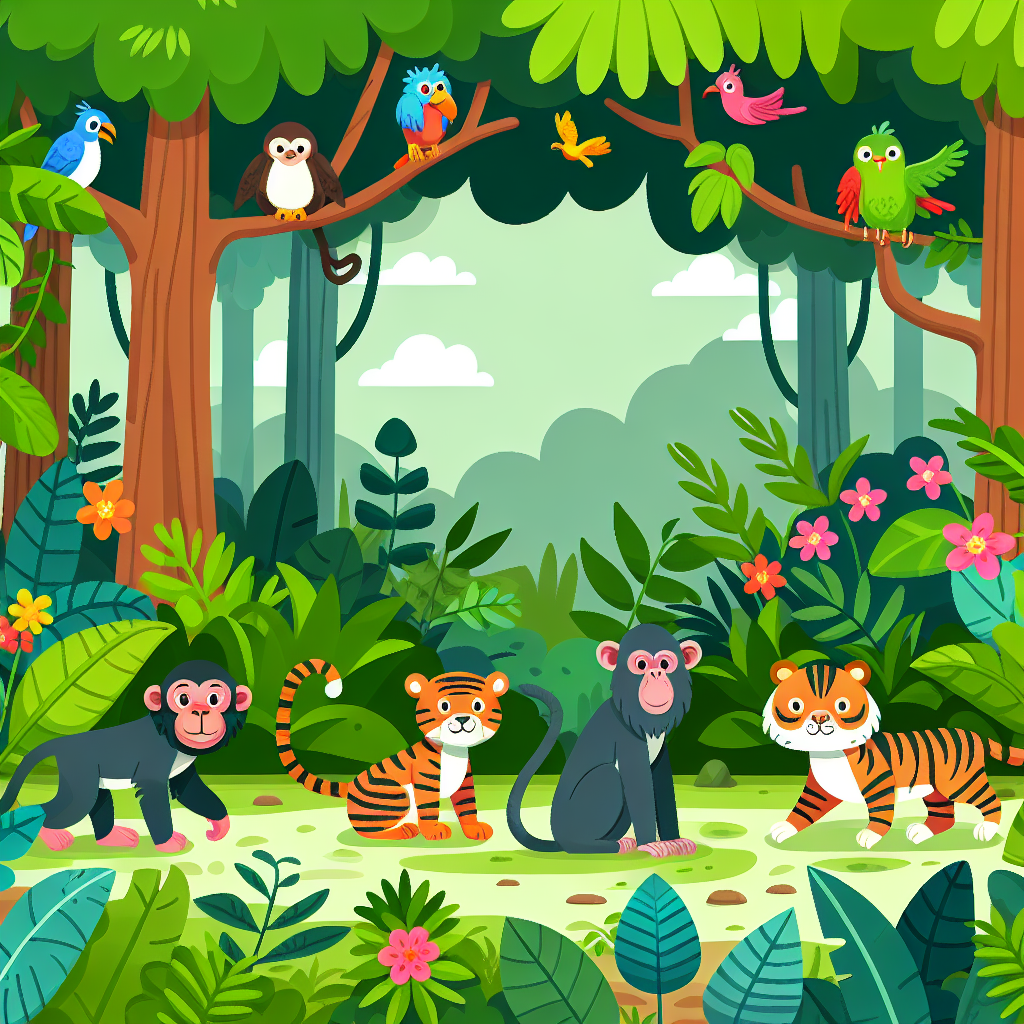 Enchanted Jungle Expedition Numbered Painting Kits