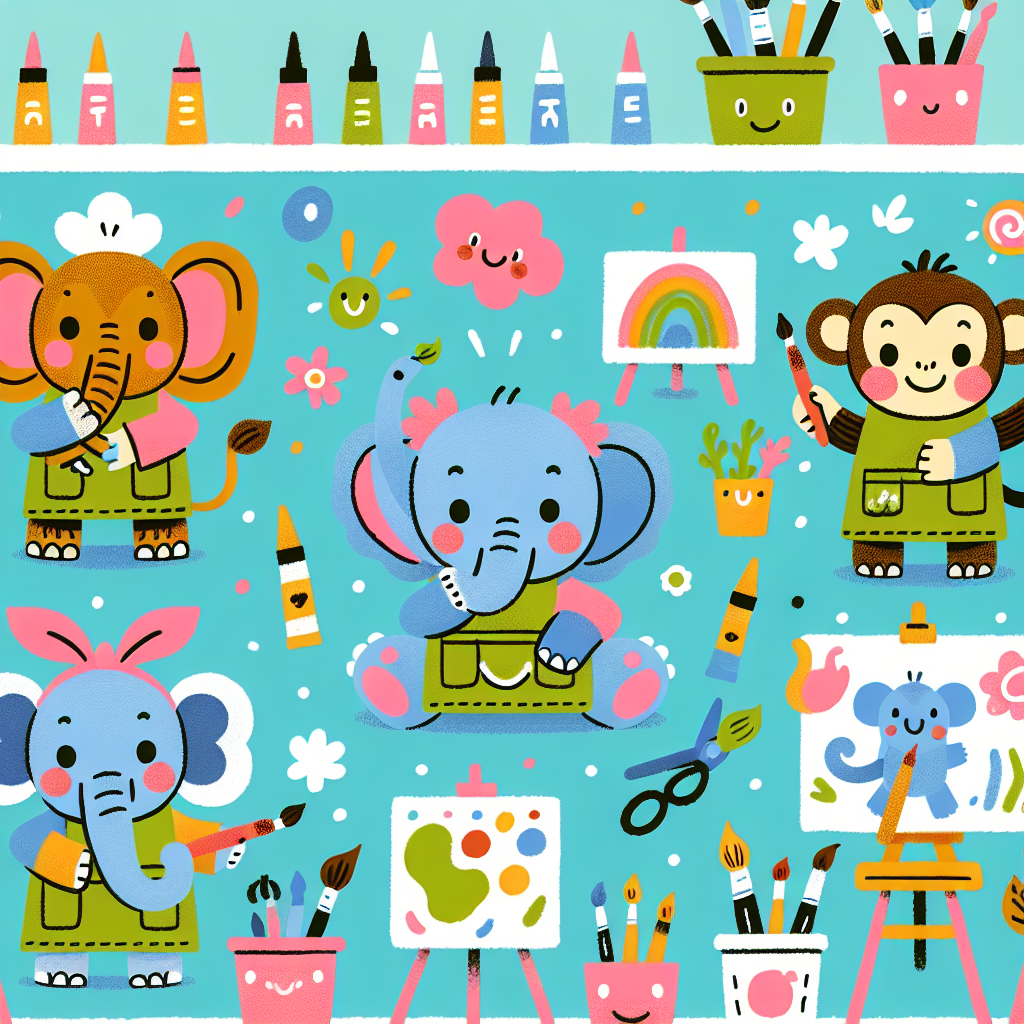 Animal Art Show Paint By Numbers