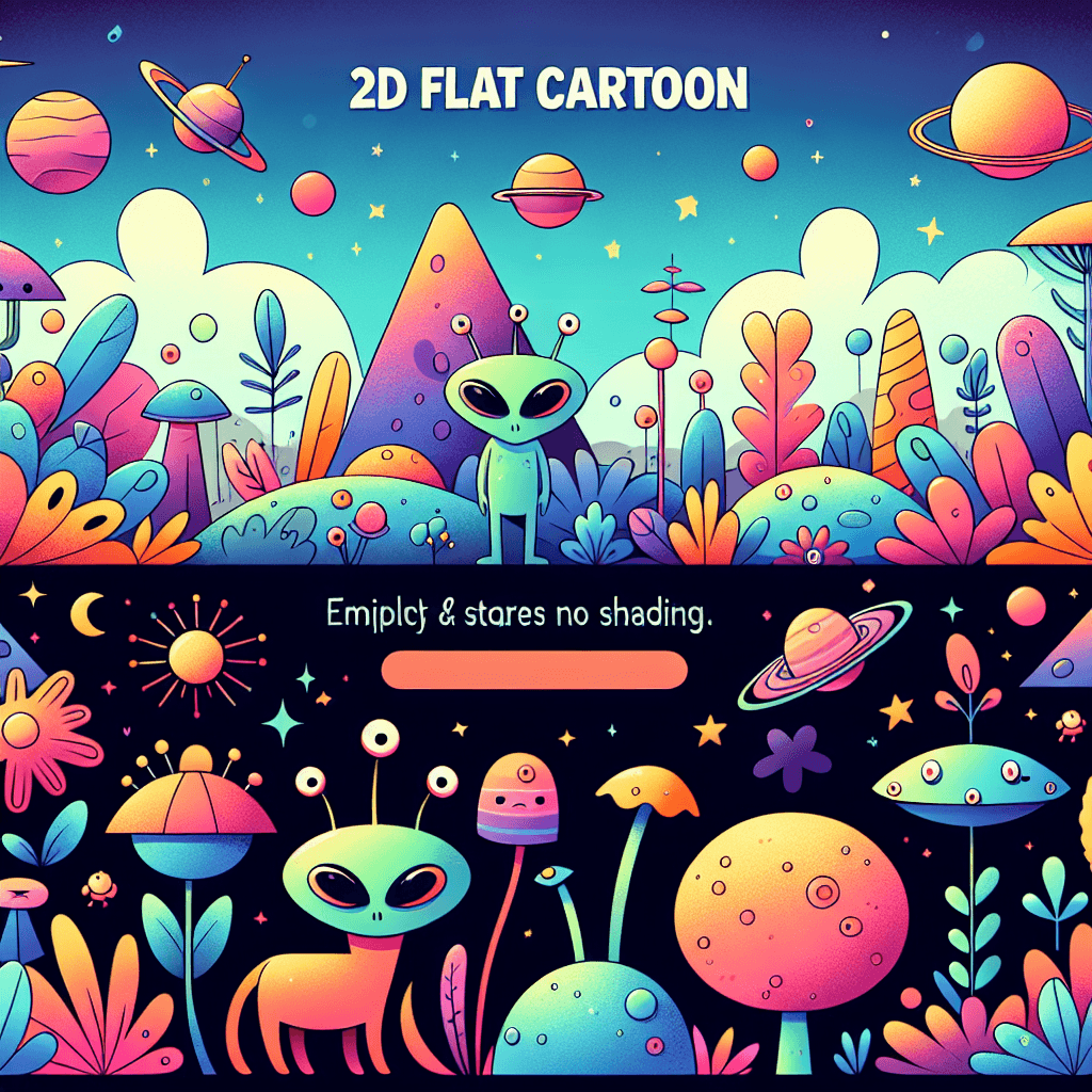 Alien Planet Adventure DIY Paint By Numbers