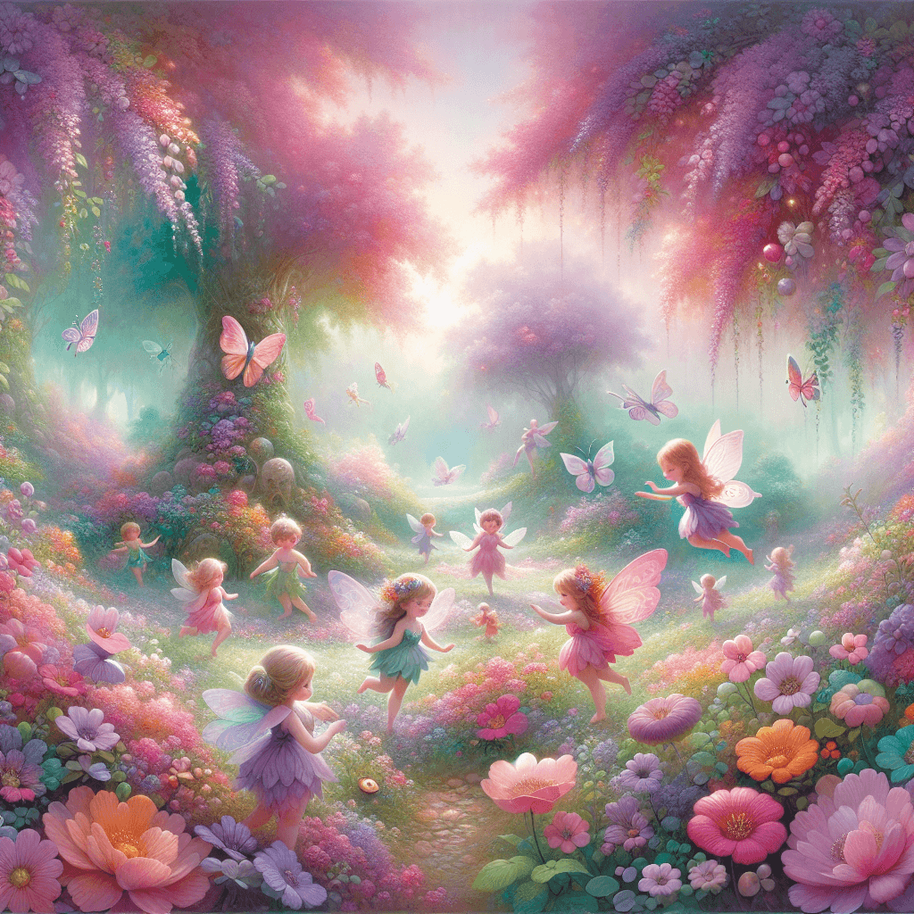 Wonderland Of Fairies Paint By Numbers Art