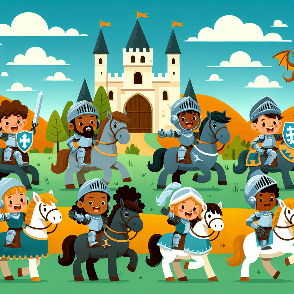 Knights' Quest Numbered Painting Kits