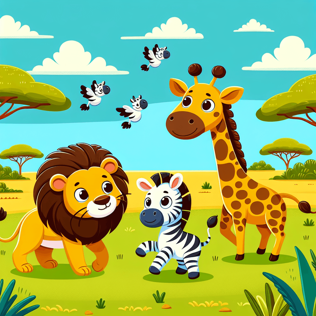 Safari Animal Expedition Paint By Numbers Art