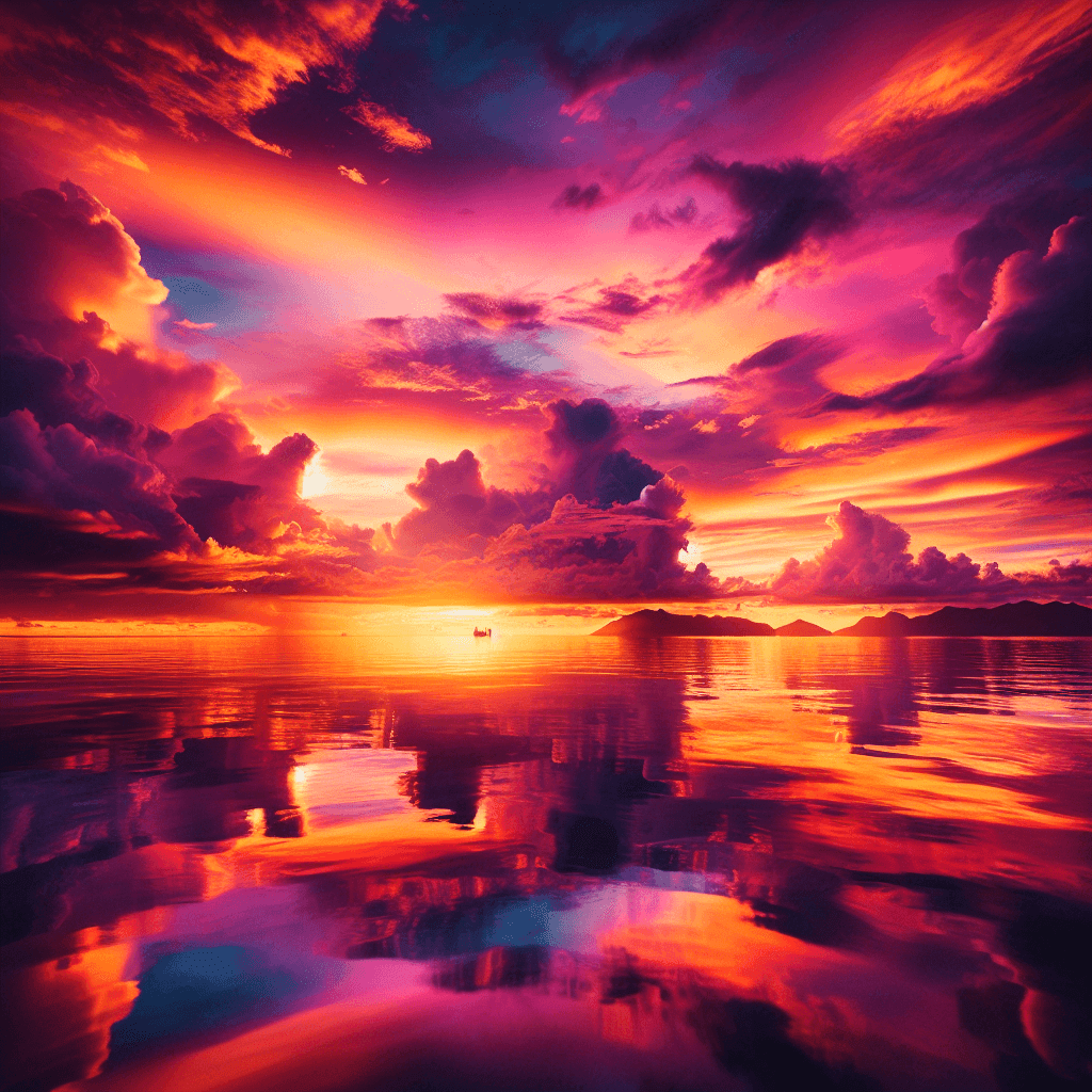 Majestic Sunset Paint By Numbers