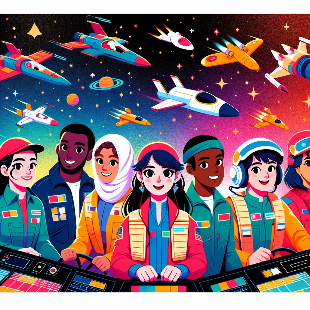 Starship Pilot Training Paint By Color