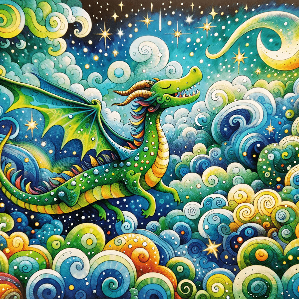 Whimsical Dragon Adventures Painting By Numbers Kit