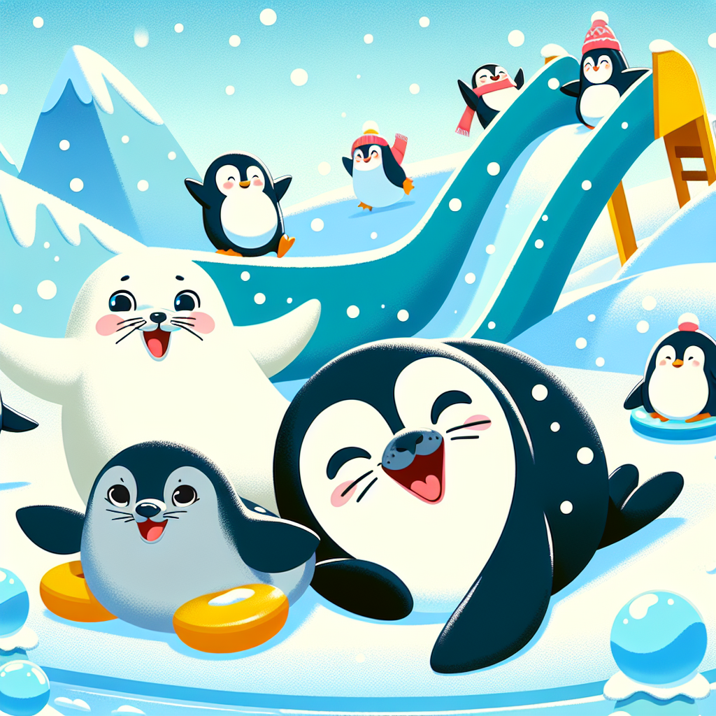 Frosty Arctic Playground Painting Number Kit