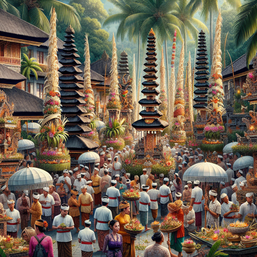 Galungan Festival - Bali, Indonesia Number Painting
