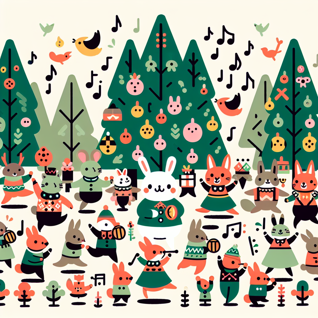 Forest Festival Frolic Paint By Numbers Art