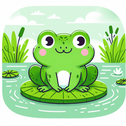 Fanciful Frog DIY Paint By Numbers