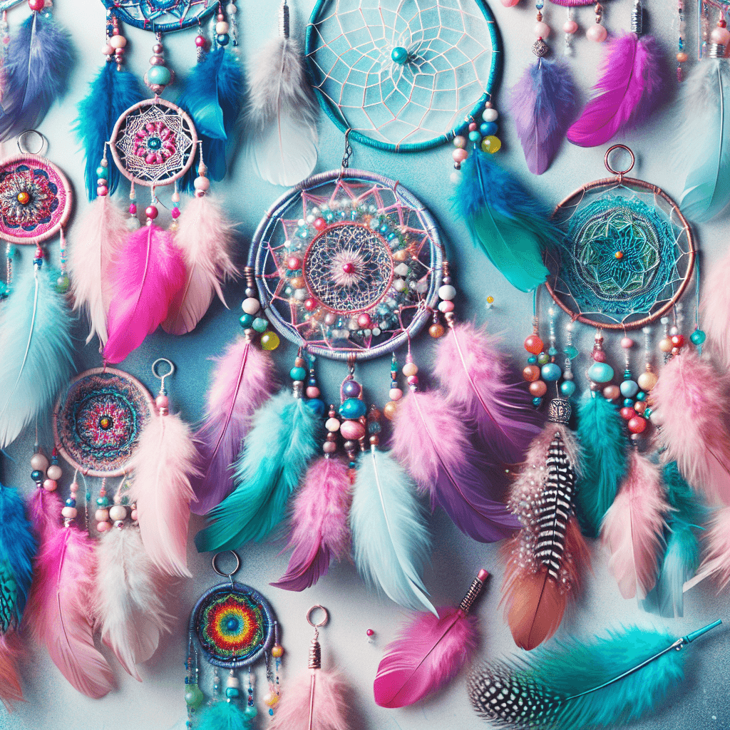 Whimsical Dream Catchers DIY Paint By Numbers