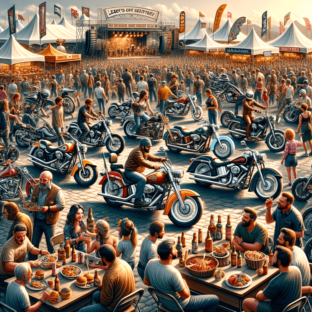 Harley-Davidson Homecoming Festival - USA Paint By Numbers Art