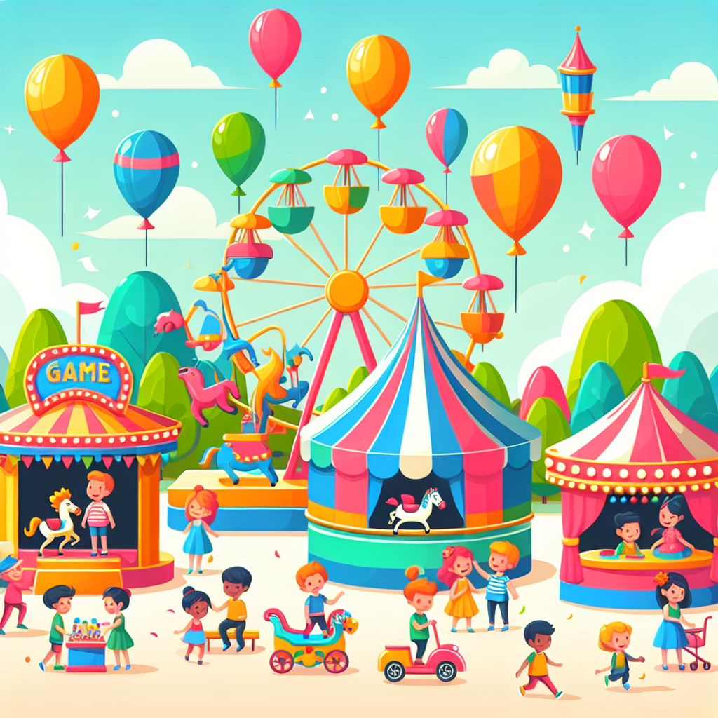 Fun Fair Day Paint By Numbers Art