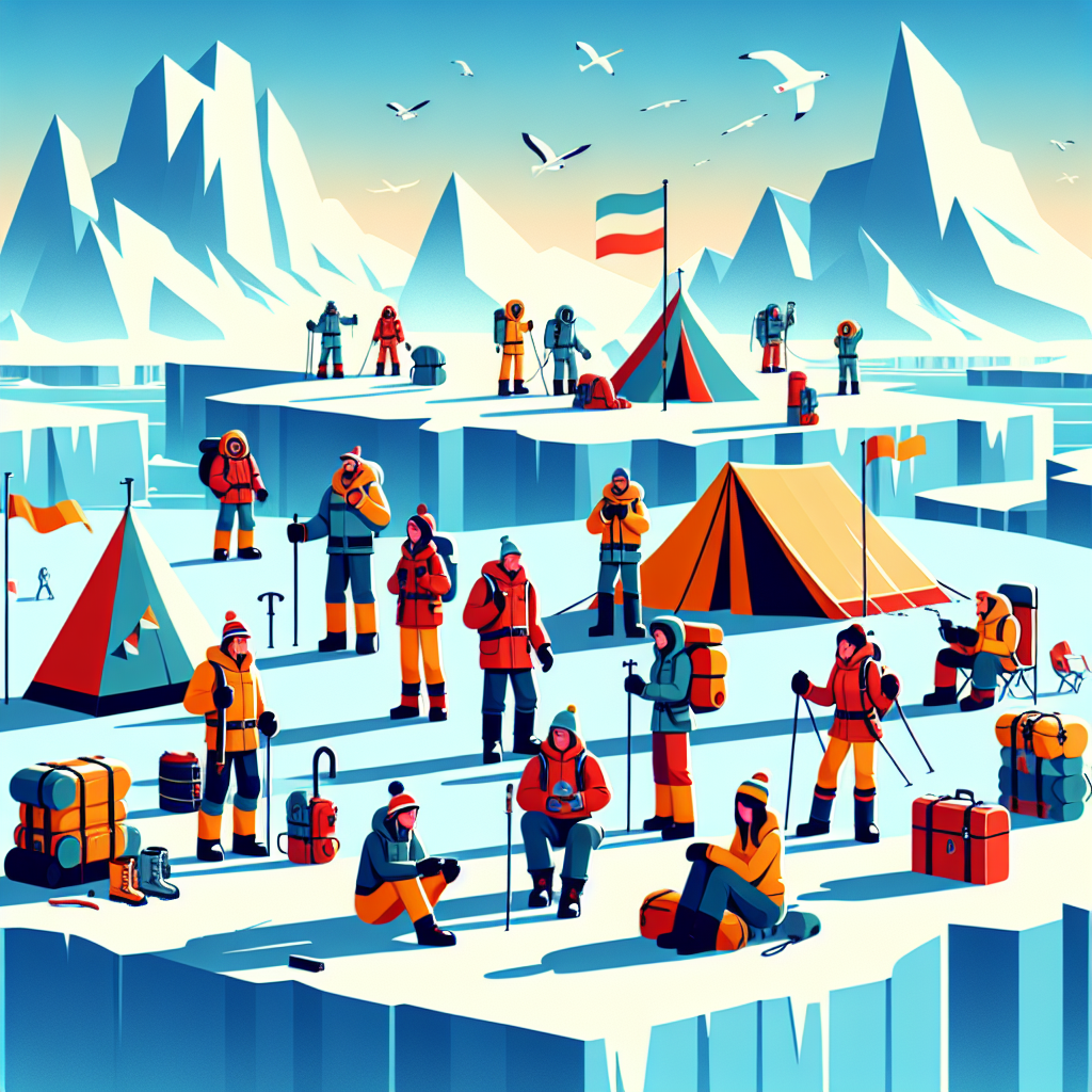 Arctic Explorer's Camp DIY Paint By Numbers