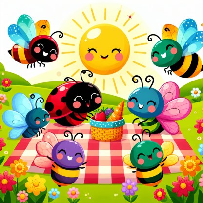 Friendly Garden Party DIY Paint By Numbers