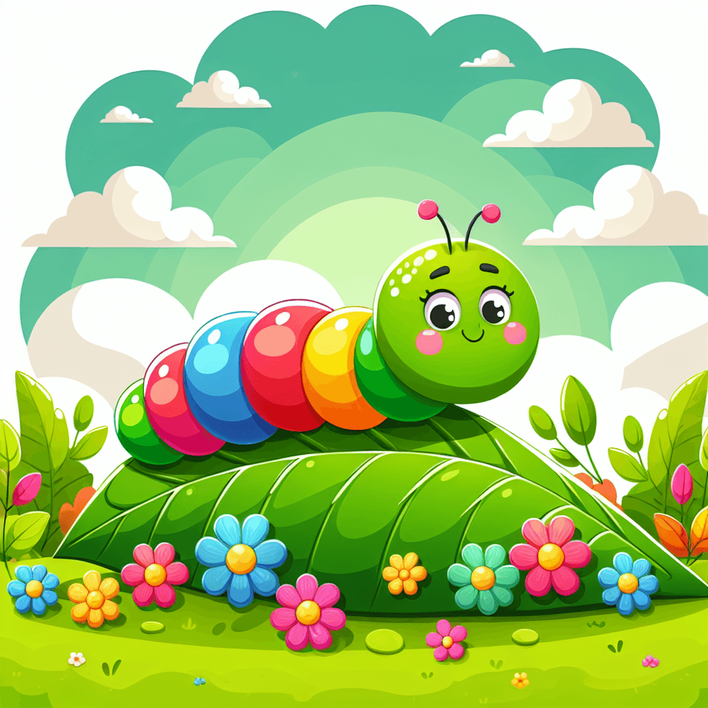 Colorful Caterpillar Journey Numbered Painting Kits
