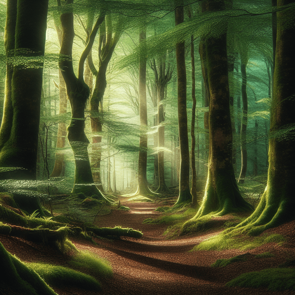 Forest Pathway Adventure Painting Number Kit